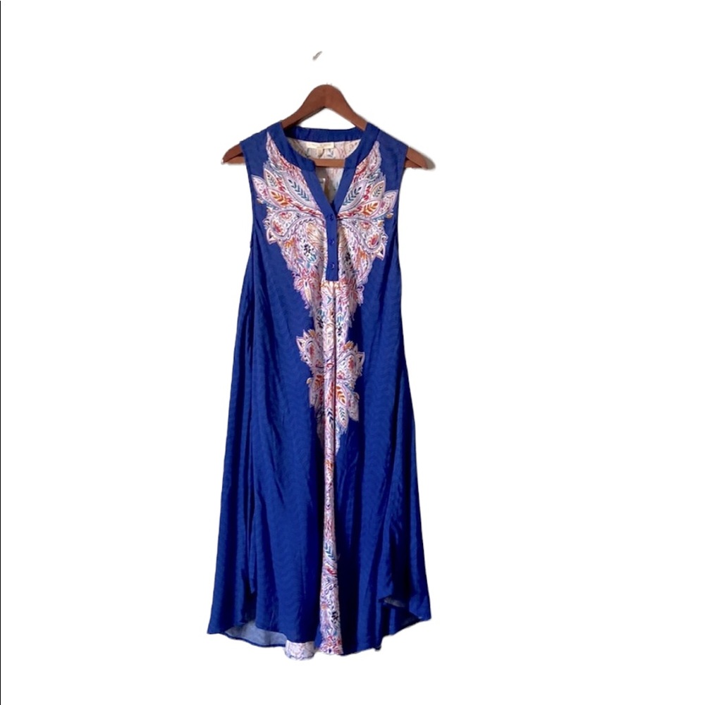 Women’s Flint and Moss Brand Sleeveless Blue Dress